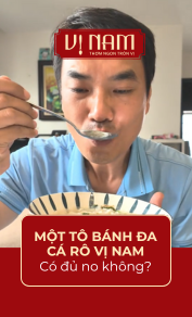 Một bát bánh đa cá liệu ăn có no không? Cả nhà hãy cùng giải đáp thắc mắc cùng Duy Nến nhé.