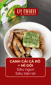 Bạn đã thử Canh cải cá rô cùng mì gói siêu ngon, tiện lợi chưa?
