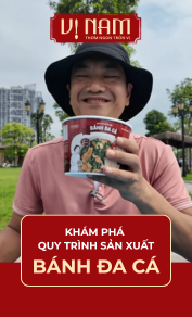 Quy trình sản xuất Bánh đa cá ăn liền Vị Nam