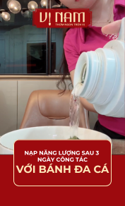 Nạp năng lượng sau 3 ngày công tác với bánh đa cá 