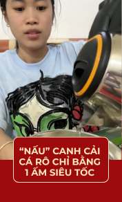 Canh cải cá rô "Chế biến" siêu nhanh với ấm siêu tốc sẽ như thế nào?