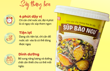 Súp Bào Ngư Dạng Cốc – Dinh Dưỡng Tinh Gọn Cho Người Sống Hiện Đại