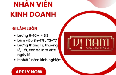 TUYỂN DỤNG NHÂN VIÊN KINH DOANH