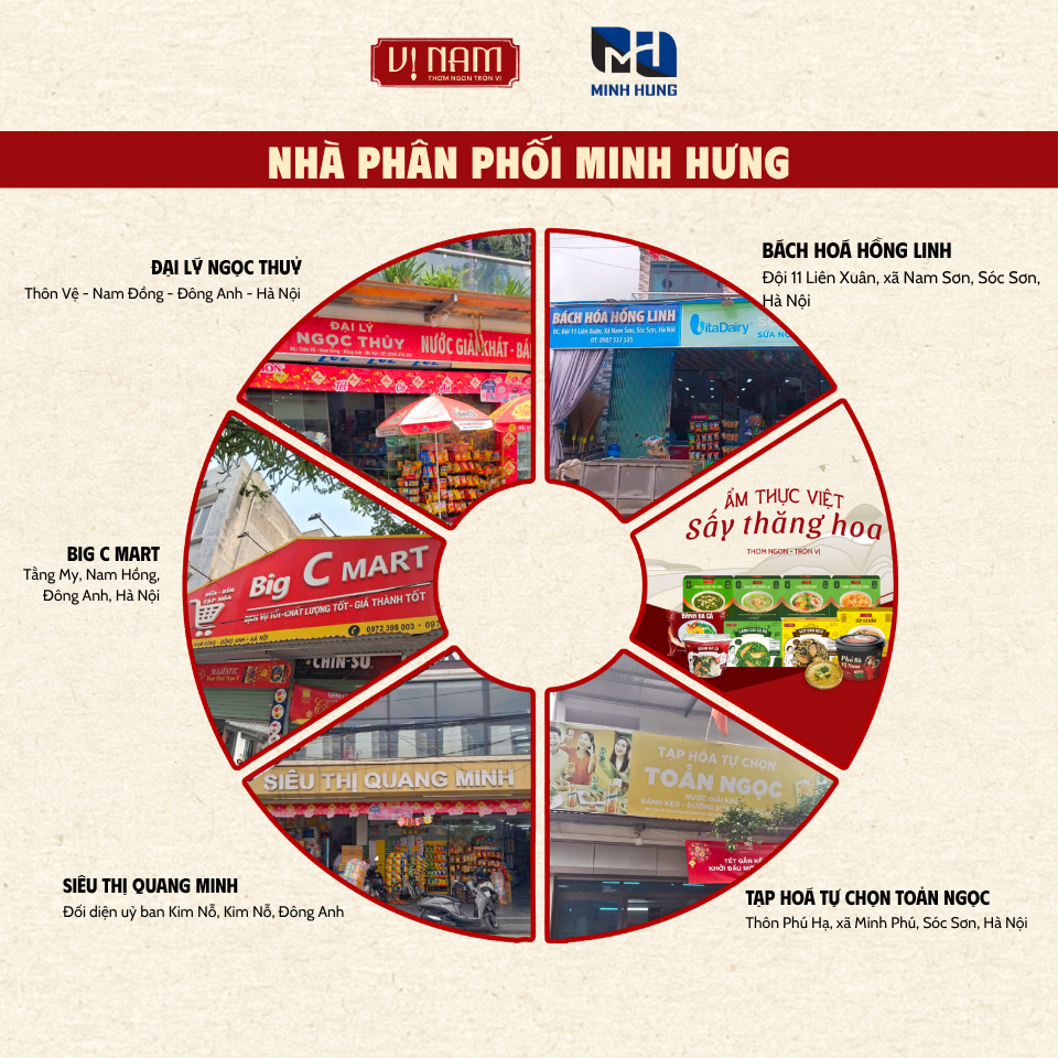 Vị Nam sấy thăng hoa