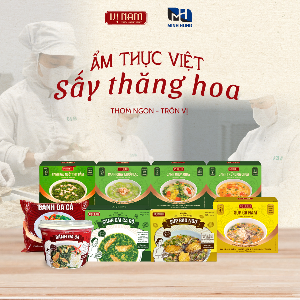 Vị Nam sấy thăng hoa
