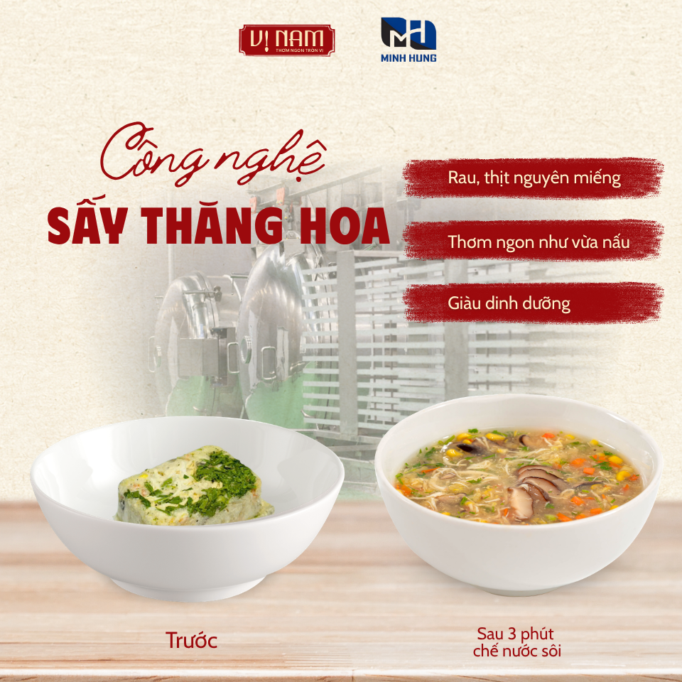 Vị Nam sấy thăng hoa