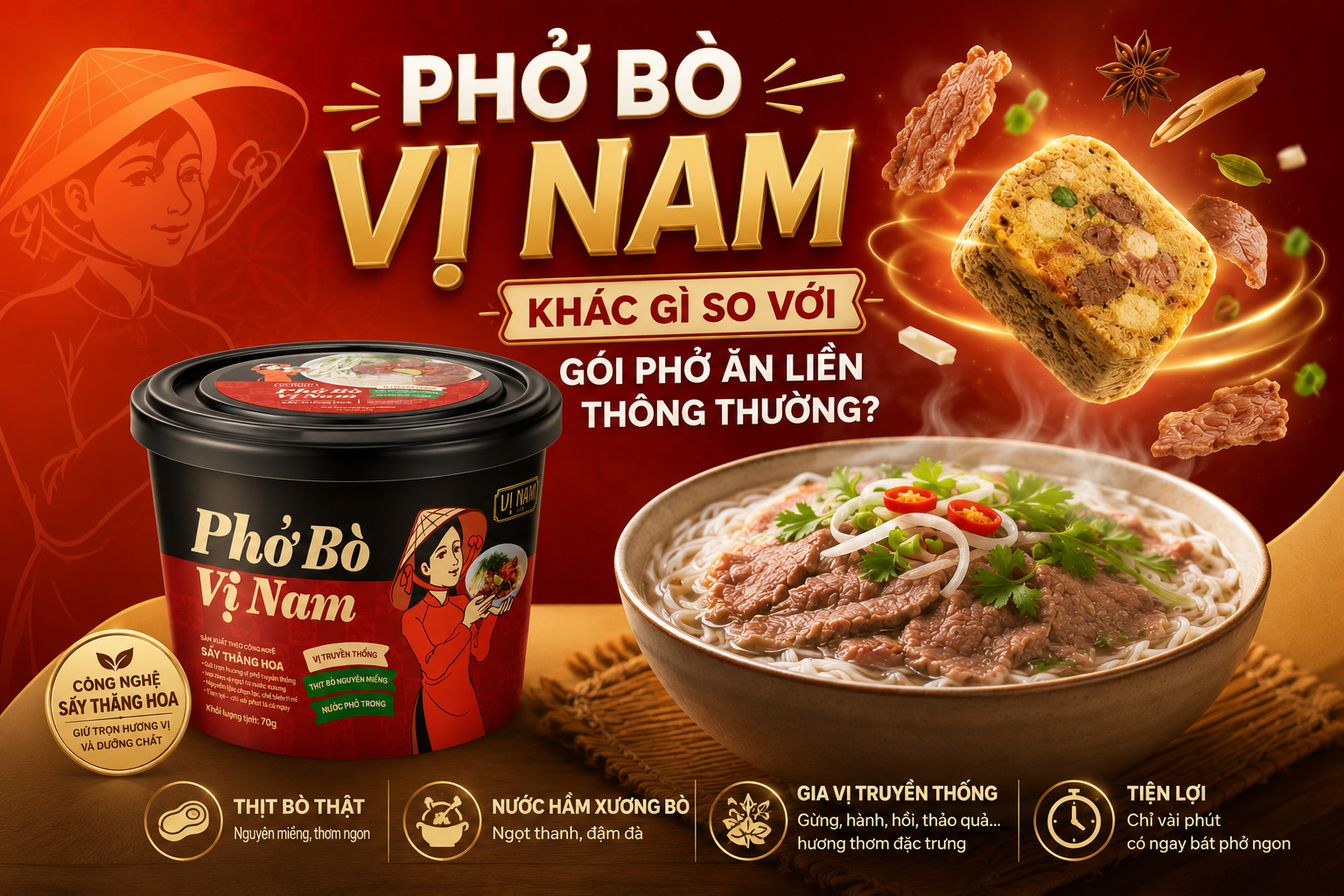 Phở bò Vị Nam