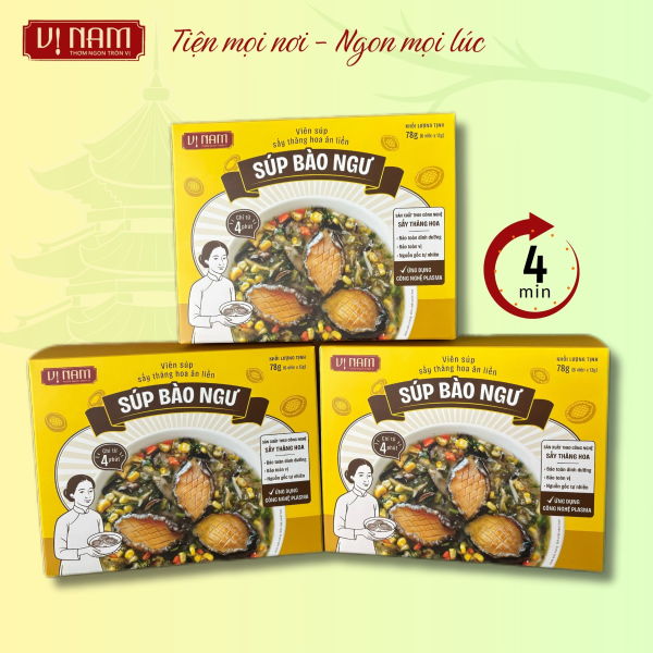 Súp Bào Ngư - Hộp 6 viên 